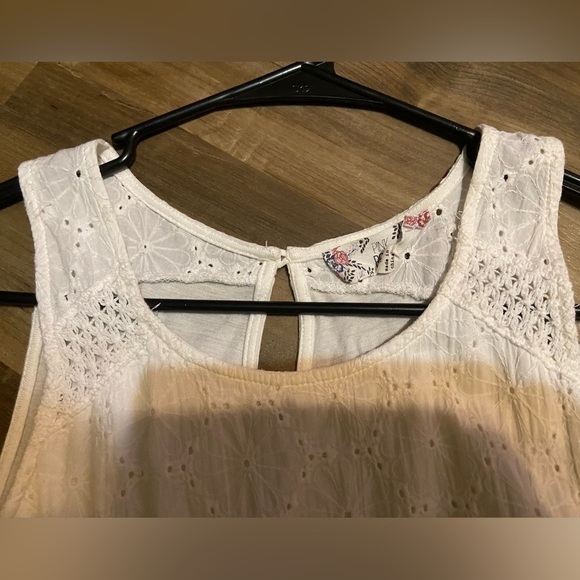 PINK Rose Vintage Womens Juniors Size Medium Flowy Summer Top - Picture 3 of 6